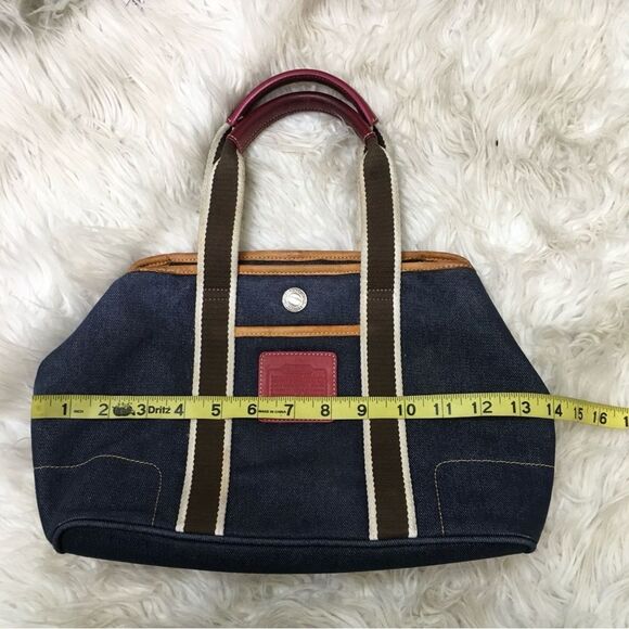 Coach Y2K Small Hampton Shoulder Denim Weekend Tote Bag # 7543 - Picture 15 of 16
